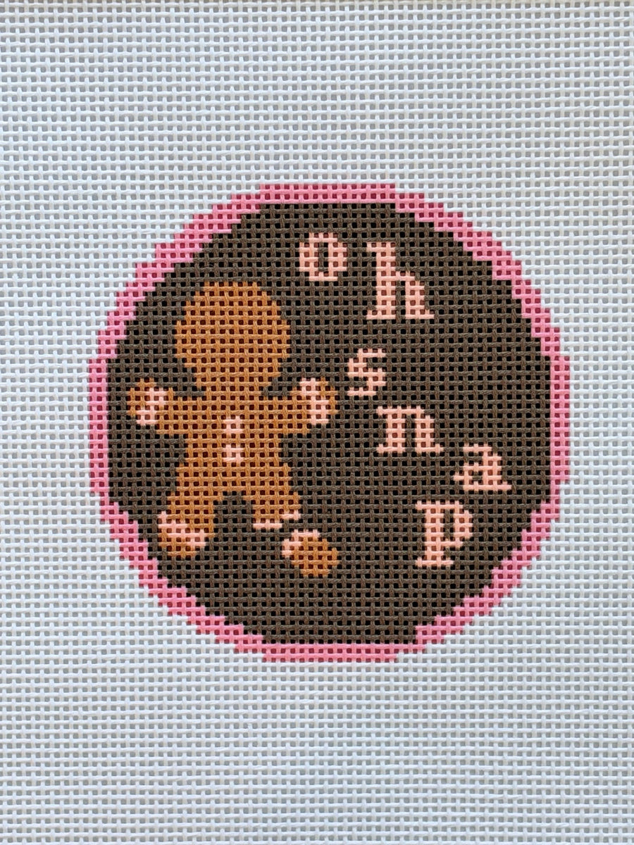 Oh Snap — Printed Needlepoint Ornament Canvas