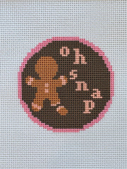 Oh Snap — Printed Needlepoint Ornament Canvas