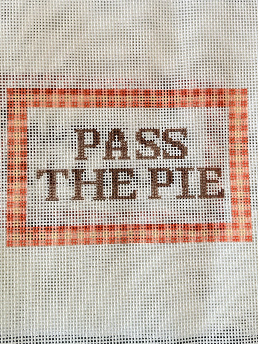 Pass the Pie — Printed Needlepoint Canvas